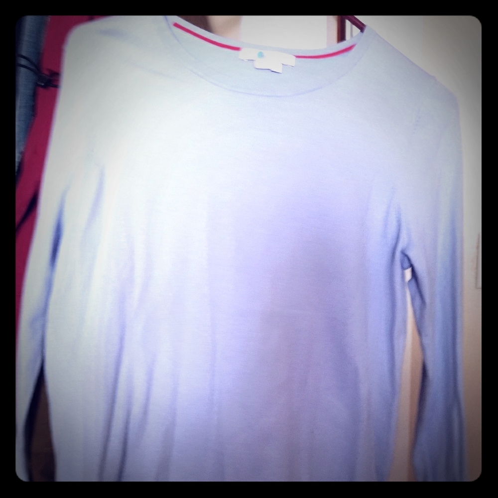 Boden powder blue sweater